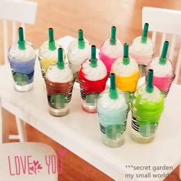 1:12娃娃屋食物模型仿真迷你場景玩具配件心芭克飲料冰激凌道具 1:12娃娃屋食物模型仿真迷你場景玩具配件心芭克飲料冰激凌道具