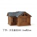 3D打印假山盆景仿古木屋筑魚缸微景觀造景枯山水假山擺件樹