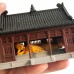 微景觀魚缸水陸缸古建筑造景模型3D打印國風臥佛殿假山擺件