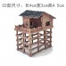 3D打印假山盆景木屋古建筑魚缸微景觀造景枯山水假山擺件樹