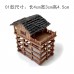 3D打印假山盆景木屋古建筑魚缸微景觀造景枯山水假山擺件樹