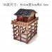 3D打印假山盆景木屋古建筑魚缸微景觀造景枯山水假山擺件樹