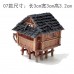 3D打印假山盆景木屋古建筑魚缸微景觀造景枯山水假山擺件樹
