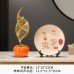 平安喜樂新中式擺件高檔玄關展示柜酒柜電視柜裝飾品喬遷新居禮品