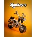 中國積木板凳摩托車MotocompoMOC酷小磚拼裝積木玩具模型