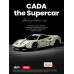 中國積木白色女神488GT3遙控跑車雙鷹CADA高難度拼裝積木玩具模型