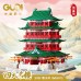 古迪積木益智力拼裝四大名樓玩具拼插拼圖鸛雀樓模型禮物